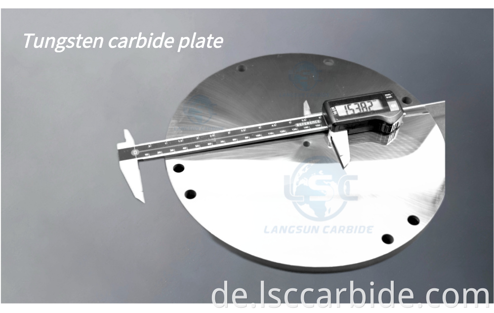 Tungsten carbide plates